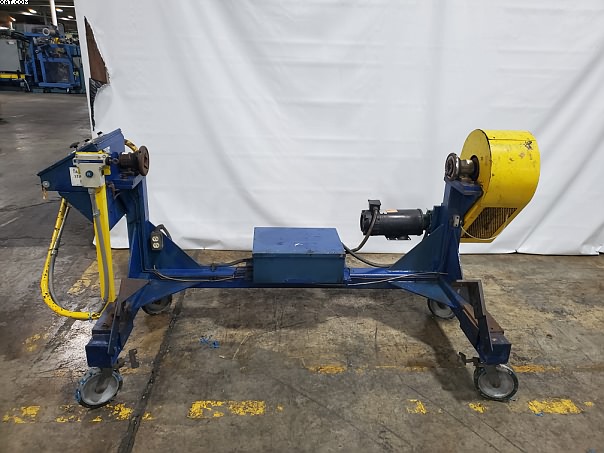 Rewinder, 65" between 1-1/4" chucks, tension controls,